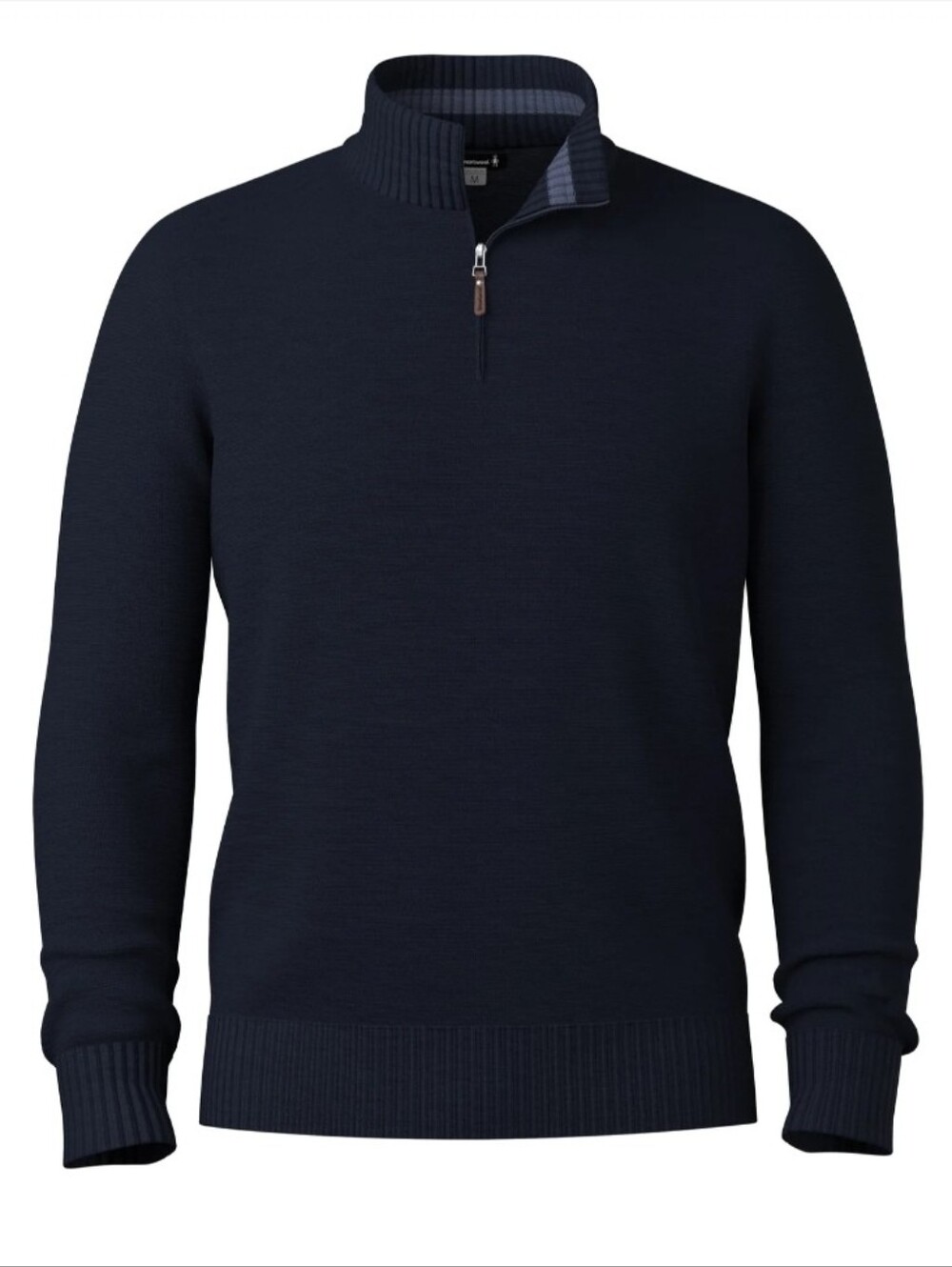 Smartwool Men's Quarter-Zip Sweater - Blue Large